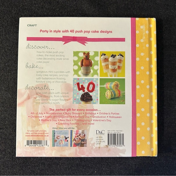 Bake Me Im YoursPush Pop Cakes: Fun Designs & 22 Plastic Cake Push Up Containers - Picture 5 of 5